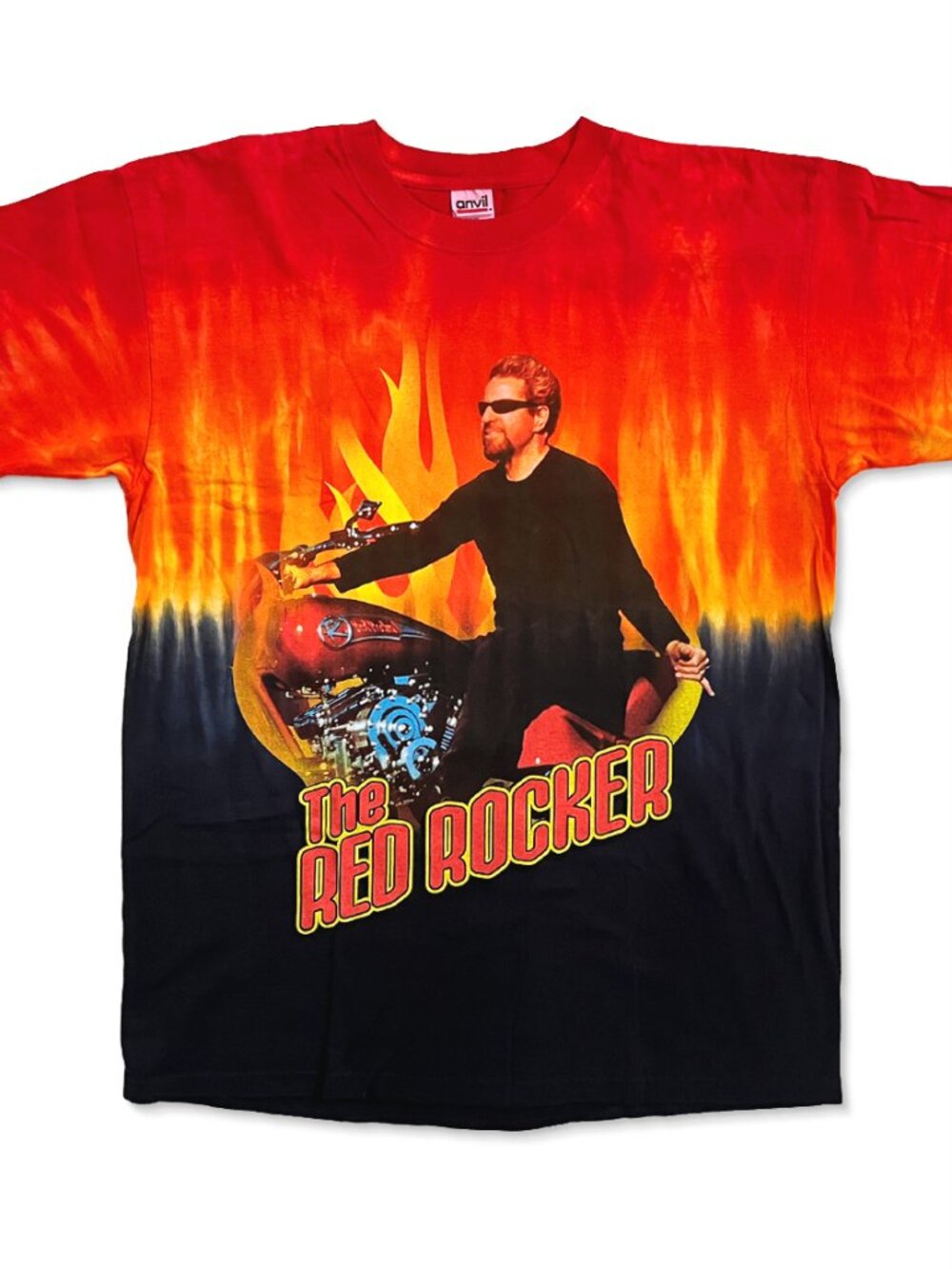 Vintage Sammy Hagar - The Red Rocker 2004 Flame Tye-Dye
